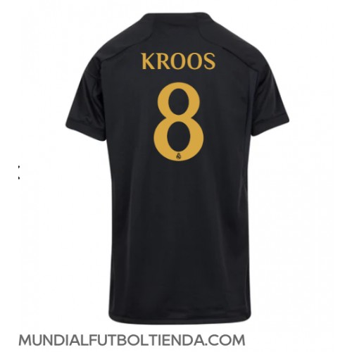 Camiseta Real Madrid Toni Kroos #8 Tercera Equipación Replica 2023-24 para mujer mangas cortas